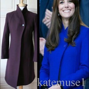 Reiss Emile Coat Berry US 8